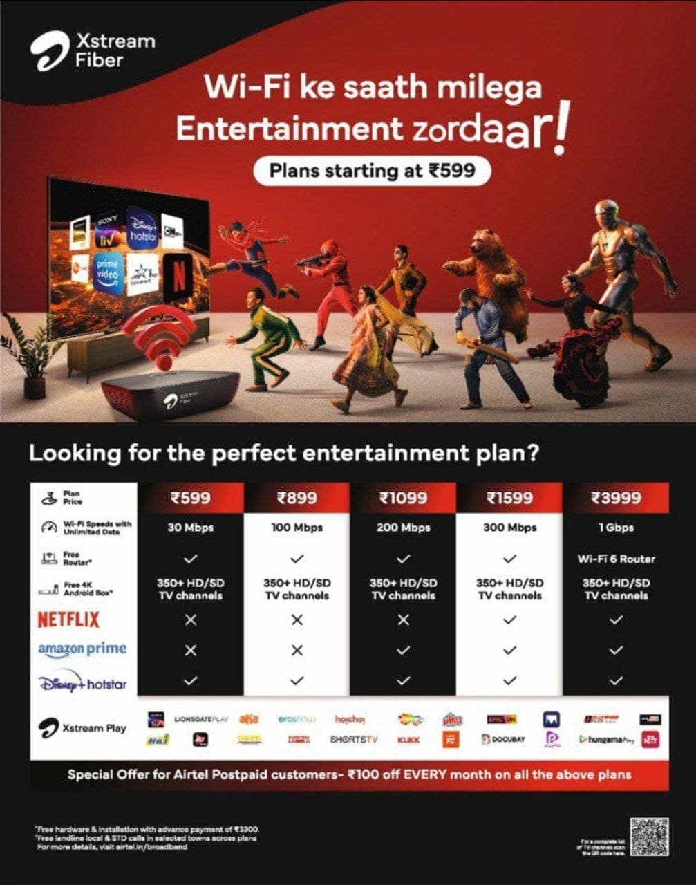 Broadband plan offer